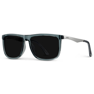 WMP Eyewear - Jacob - Polarized Square Frame Sunglasses - Bawston & Tucker -