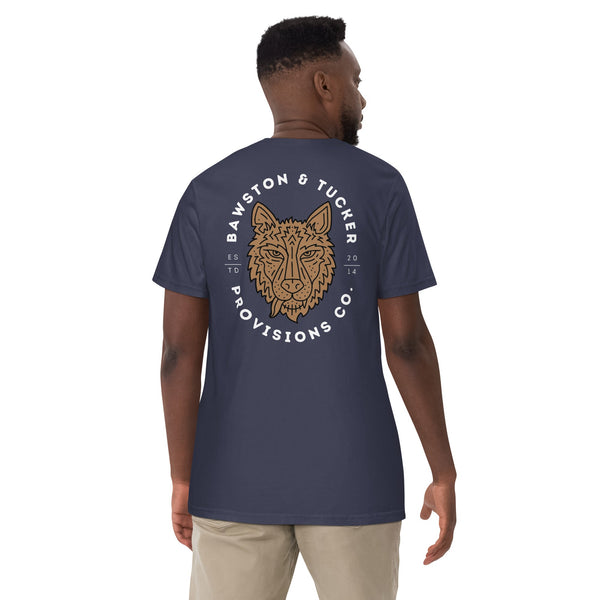 Wolf Logo Heavyweight T-shirt - Comfort Colors - Bawston & Tucker - 