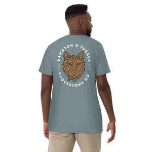 Wolf Logo Heavyweight T-shirt - Comfort Colors - Bawston & Tucker - 