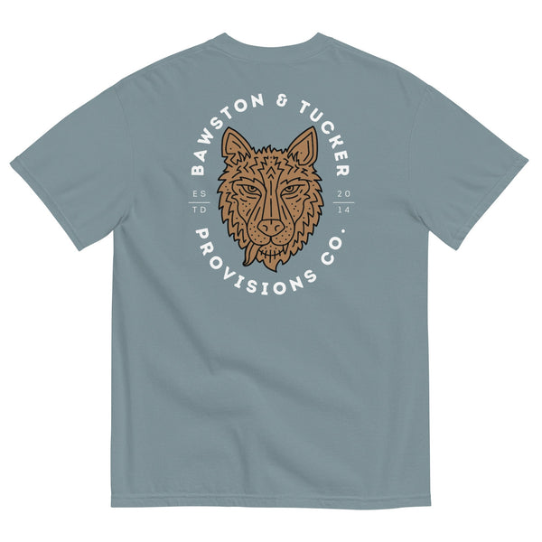 Wolf Logo Heavyweight T-shirt - Comfort Colors - Bawston & Tucker - 