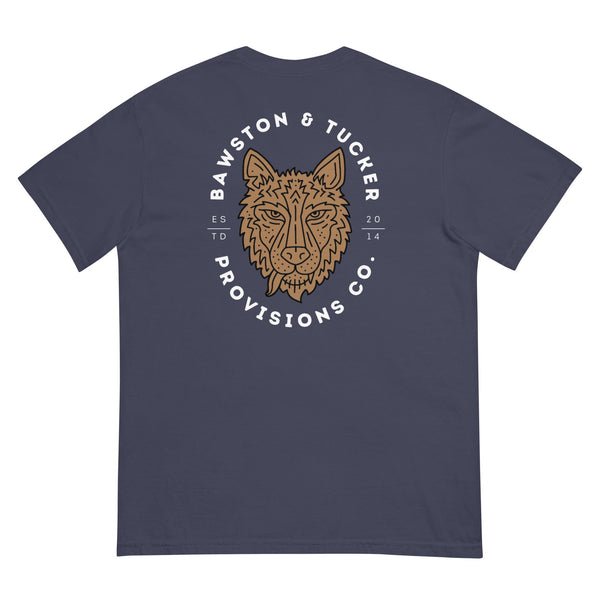 Wolf Logo Heavyweight T-shirt - Comfort Colors - Bawston & Tucker - 