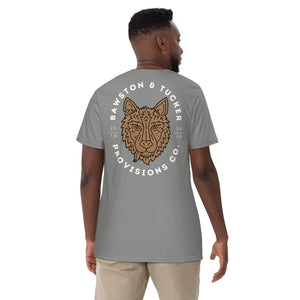 Wolf Logo Heavyweight Tee - Comfort Colors - Bawston & Tucker - 