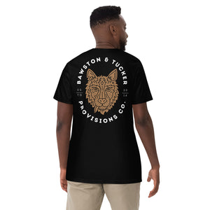 Wolf Logo Heavyweight Tee - Comfort Colors - Bawston & Tucker - 