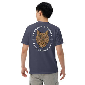 Wolf Logo Heavyweight Tee - Comfort Colors - Bawston & Tucker - 