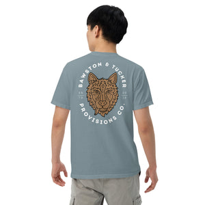 Wolf Logo Heavyweight Tee - Comfort Colors - Bawston & Tucker - 