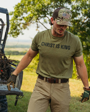 Yee Yee - Christ Is King Tee - Bawston & Tucker -