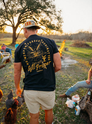 Yee Yee - No Weapons Forged Tee - Bawston & Tucker -