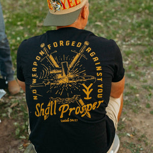 Yee Yee - No Weapons Forged Tee - Bawston & Tucker -