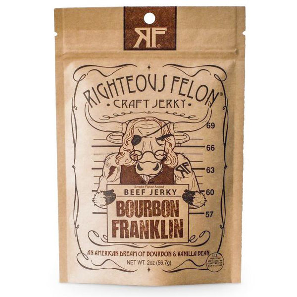 Bourbon Franklin Beef Jerky - B&T Pantry