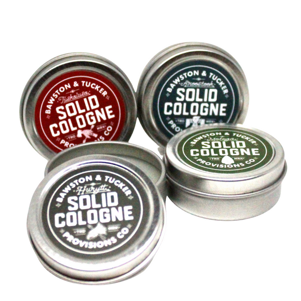 Solid Cologne Samples Set - 4 Mini Solids Sampler