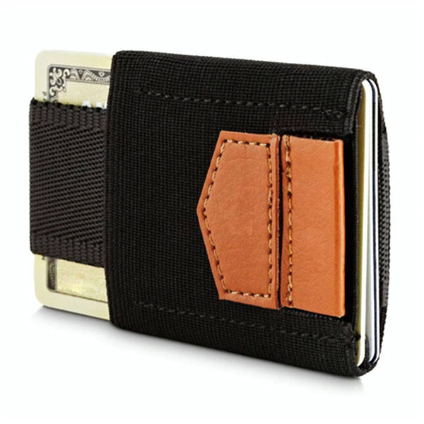 Slim Stretch Wallet Black - B&T Accessories