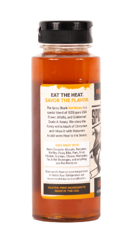 Hot Honey Medium Heat - 12 oz - Gluten Free - B&T Pantry - Bawston & Tucker - 