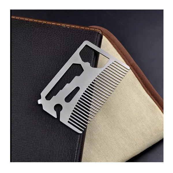 Multi Wallet Card with Beard Comb