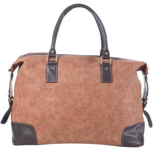 Large Men's Traveler Bag - Camel - B&T Accessories - Bawston & Tucker - Bags