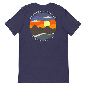 Sunset Short - Sleeve Comfy & Soft Tee - B&T Threads - Bawston & Tucker - Shirts