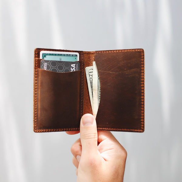 The Whiskey Wallet - Shaka - Flint Leather Co. - B&T Accessories - Bawston & Tucker - Wallets