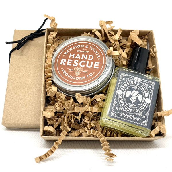 Hand Rescue + Cologne Oil Gift Set