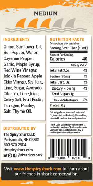 Wing Hot Sauce - Medium Heat - 12 oz - B&T Pantry - Bawston & Tucker - 